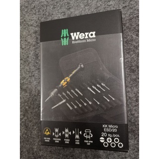 ชุดไขควง Wera Kraftform micro Code Nr 05073671001 พร้อมหัวเปลี่ยน 20 ชิ้น