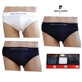 Pierre Cardin PC-332 กางเกงในSeamless 1ตัว microfiber 93% elastane 7% มี 3 สี ขาว ดำ กรม