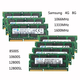 หน่วยความจำแล็ปท็อปSamsung 4GB/8GB DDR3 DDR3L PC3L 8500S/10600S/12800S 1066Mhz/1333Mhz/1600Mhzโน๊ตบุ๊คRAM