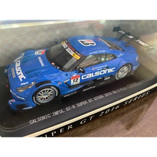 โมเดลรถแข่ง EBBRO แท้ CALSONIC IMPUL GT-R No.12 SUPER GT GT500 2016 Rd.2 Fuji