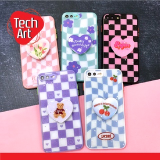 Samsung A12(5G) / A22(5G) / A52(5G) / A53(5G) เคสมือถือ TPU ขอบสี กันกล้อง กากเพชรกริตเตอร์ ฟรี Griptok หัวใจ เคสการ์ตูน