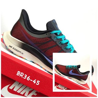 รองเท้าวิ่งNike ZoomX 35 Pegasus Turbo  Dark Red-Blue  size 36-45 (New)