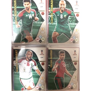 2018 Panini Adrenalyn XL World Cup Russia Soccer Cards Morocco