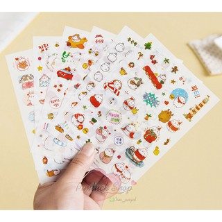 พร้อมส่ง Set 6 แผ่นสติ๊กเกอร์ตกแต่ง DIY pimluck