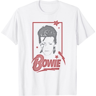 ผ้าฝ้ายแท้ คอลูกเรือเสื้อยืด พิมพ์ลาย David Bowie Daydream สําหรับผู้ใหญ่S,4XL