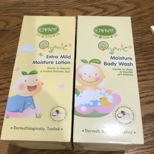 Enfant baby wash and lotion