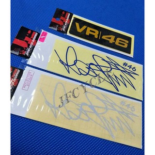 สติกเกอร์ ลายเซ็น Rossi 46 Valentino Rossi สําหรับตกแต่ง