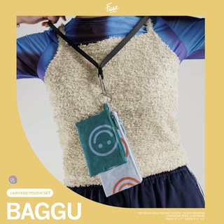 Lanyard Pouch Set แบรนด์ BAGGU นำเข้าจาก อเมริกา กระเป๋าคล้องคอ กระเป๋าใส่เหรียญ