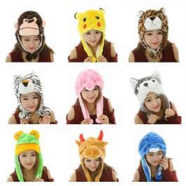 หมวกแฟนซี ลายสัตว์น่ารัก ขนาดฟรีไซส์