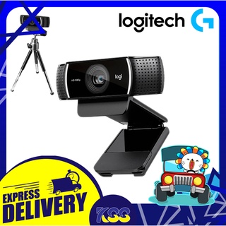 กล้องเว็บแคม กล้องคอมพิวเตอร์ กล้องสตรีมเกมส์ Logitech C922 Pro Stream 1080P Webcam รับประกัน 2 ปี