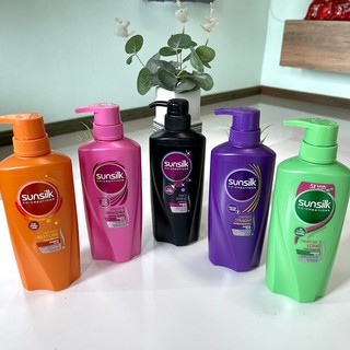 Sunsilk ซันซิล แชมพู สูตรบำรุงผมเสียในทันที แชมพู 450 มล. ครีมนวด 425