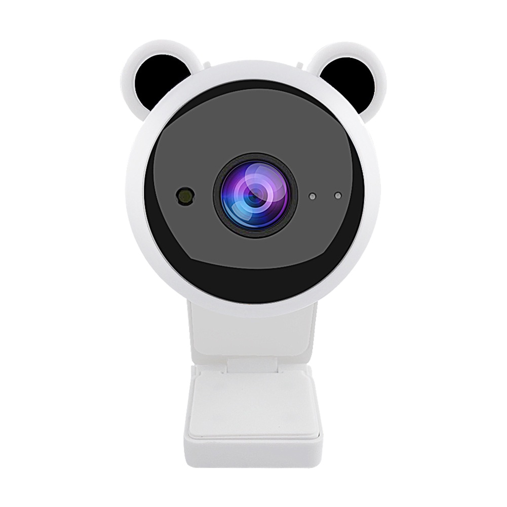 Pink Webcam 1080P HD Camera Focus Night Vision Built-In Microphone USB ...