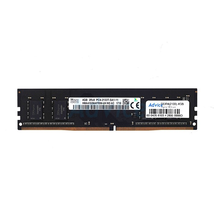 SE RAM DDR4(2133) 4GB Hynix 8 Chips แรม PC4 17000 / Bus 2133 ประกัน LT.