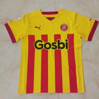 เสื้อกีฬาแขนสั้น ลายทีมชาติฟุตบอล Girona 22-23 Girona S-XXL ชุดเยือน แห้งเร็ว AAA