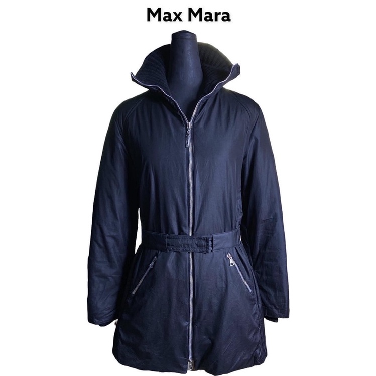 🌸 ส่งต่อ เสื้อโค้ท Coat แบรนด์ Max Mara ของแท้ 100% แบรนด์หรู ผ้าขนเป็ด เก๋มากค่ะ