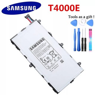 100% Original แท็บเล็ตแบตเตอรี่ T4000E สำหรับ Samsung GALAXY Tab 3 7.0 T210 T211 T2105 T217A เปลี่ยนแท้แบตเตอรี่ 4000mAh