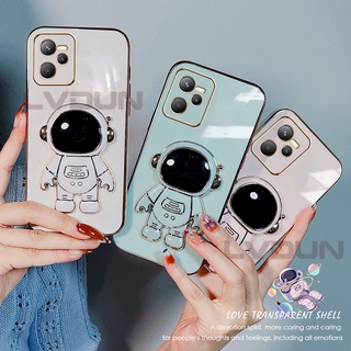 เคส realme c35 Foldable bracket เคส realme c35 phone case astronaut เคส realme c35 YHY1