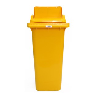 🔥The Best!! ถังขยะ มีช่องทิ้ง ขนาด 120 ลิตร คละสี Plastic Bin 120 L