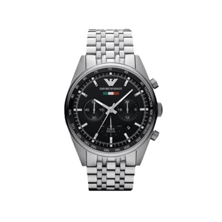 EMPORIO ARMANI นาฬิกาข้อมือผู้ชาย รุ่น AR5983 Tazio Chronograph - Silver