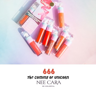 Nee cara the coming of unicorn juicy lip gloss กรอสเนื้อน้ำลิควิคสวยชุ่มชื้นไม่แห้งติดสวยทนนาน