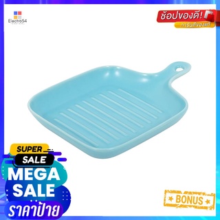 จาน PORCELAIN มีด้าม 9 นิ้ว KECH SOLID BLUEPORCELAIN BAKING DISH TRAY WITH A HANDLE KECH 9IN SOLID BLUE