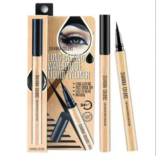 (ใช้โค้ด INCM8L3 ลด 50% สูงสุด 50 บาท)  อายไลเนอร์ เมจิก ซิวันนา SIVANNA LONG-LASTING WATERPROOF LIQUID EYELINER #HF775