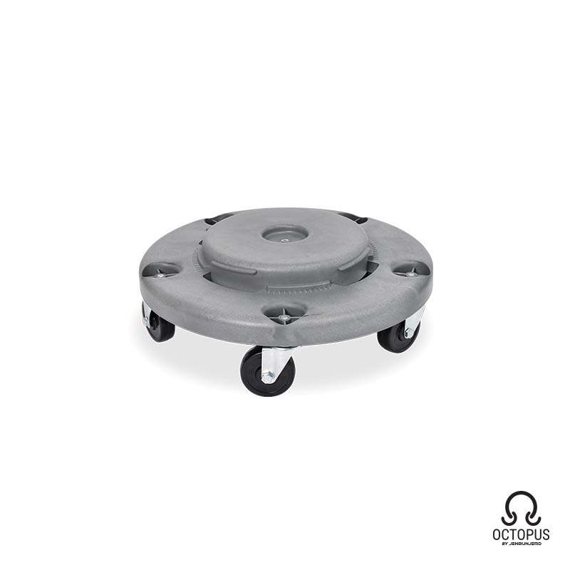 JenStore Octopus ฐาน 5 ล้อสำหรับถังขยะกลม  120/168 ลิตร WB-7721