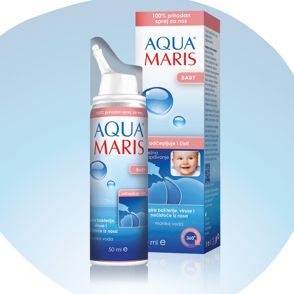 Aqua Maris Baby Natural Nasal Spray 50ml สเปรย์พ่นจมูก สำหรับเด็กอ่อน