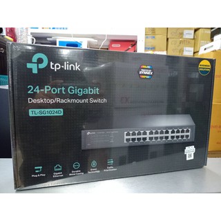 TP-LINK Gigabit Switching Hub (TL-SG1024D) 24 Port  (11 ) (รับประกันศูนย์ synnex ตลอดอายุการใช้งาน)  Model TL-SG1024D