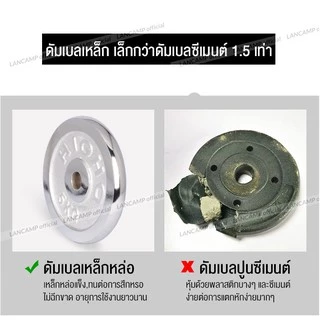 LANCAMP แผ่นน้ำหนัก JS78 แผ่นดัมเบล 1.25-20kg แผ่นบาร์เบล ออกกำลังกาย fitness
