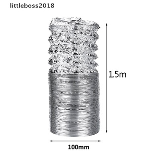 [littleboss2018] ท่อระบายอากาศ อลูมิเนียม ยืดหยุ่น 4 นิ้ว 1.5 ม.