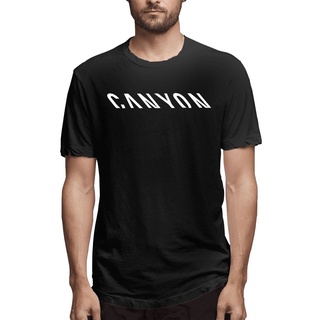 เสื้อยืดพิมพ์ลายแฟชั่น พร้อมส่ง ขายดี เสื้อคอกลม ผ้าฝ้ายแท้ ลายโลโก้ Canyon Bikes NLfgih87NGgobc56