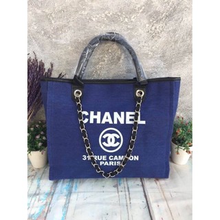 งาน พรีเมี่ยมกิ้ฟจากแบรนด์ Chanel (โลโก้สกรีน แบบซิป ใบเล็ก)