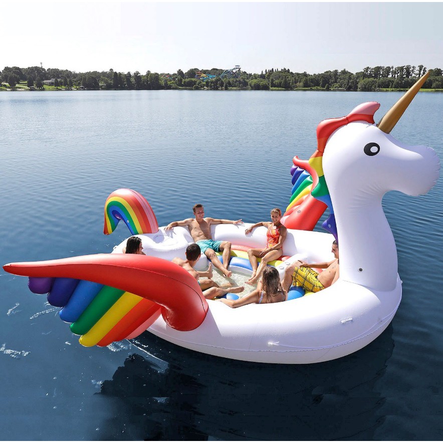 Float Me Summer แพยางยูนิคอร์น ขนาดใหญ่ นั่งได้ 6-8 คน Inflatable Giant ...
