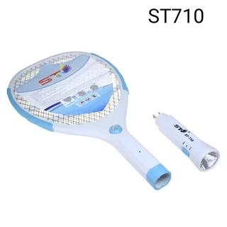 ST-710 ไม้ตียุง ไม้ตียุงไฟฟ้า ถอดด้ามชาร์จได้ มีไฟฉายในตัว 2 in 1