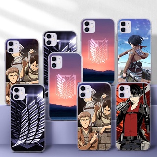 เคสโทรศัพท์มือถือแบบนิ่ม ลายการ์ตูนผ่าพิภพไททัน 22WS สําหรับ VIVO Y91 Y93 Y95 Y91C V21 Y21 Y21S Y33S Y31 Y51