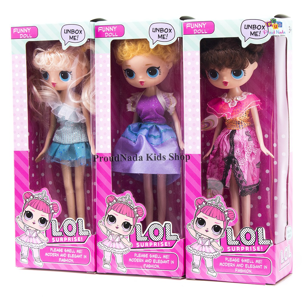 ProudNada Toys ของเล่นเด็กตุ๊กตาเซอร์ไพรส์ FUNNY DOLL LQL SURPRISE NO.416