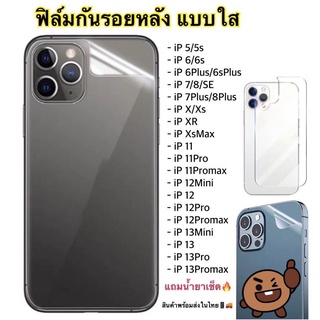 ฟิล์มกันรอยด้านหลัง แบบใส-แบบเคฟล่า ไอโฟน 5/6/7/6Plus/7Plus/8Plus/Xs/XR/XsMax/11/11Pro/11Promax/12mini/12/12Pro/12Prpmax