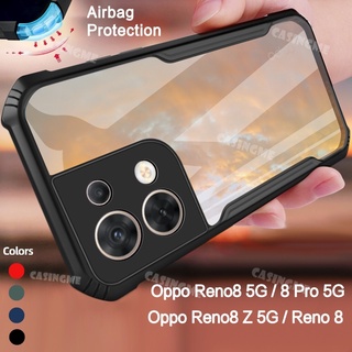 เคสโทรศัพท์มือถือแบบแข็ง ใส กันกระแทก แต่งคริสตัล สําหรับ Oppo Reno 8 Pro 5G 4G 8 8Pro Reno8 Z 7 Reno7 Z Pro 4G 5G