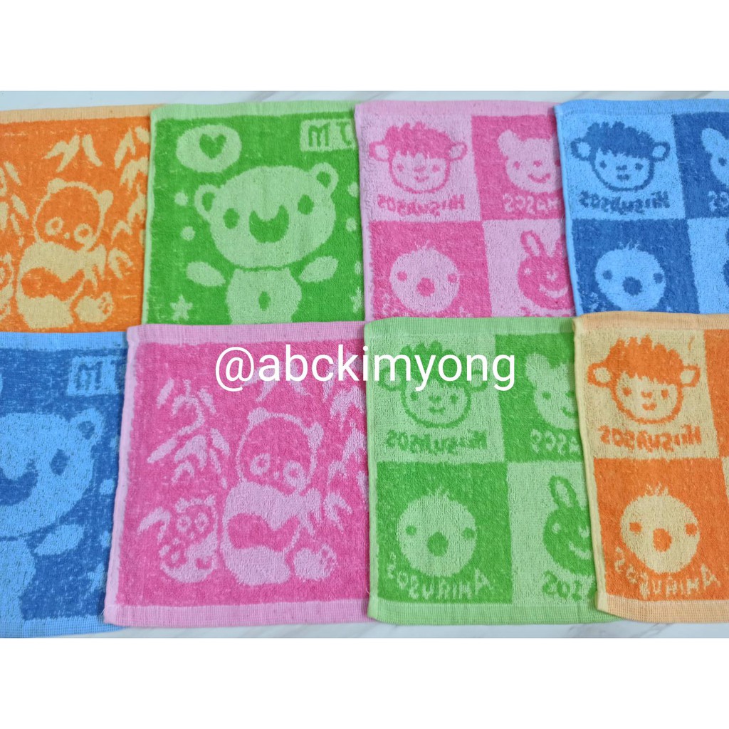 ผ้า ผ้าเช็ดหน้า ขนาด 10 x10 นิ้ว คละสี 12 ผืน ลายจะขึ้นอยู่กับแต่ละล็อตค่ะ