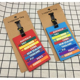 ป้ายติดกระเป๋าเดินทาง Luggage Tag Travel Accessories