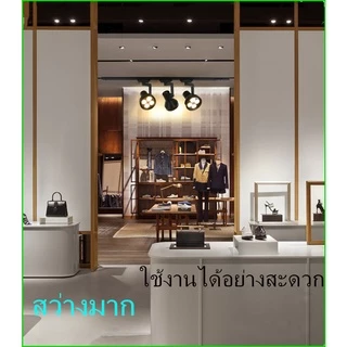 35 วัตต์แสงขาว 6500K/ แสงคูลไวท์4000K/แสงวอร์ม3000K E27par30 สำนักงานห้องนอนอลูมิเนียมในร่มกลางคืนตกแต่งบ้านประหยัดพลังง