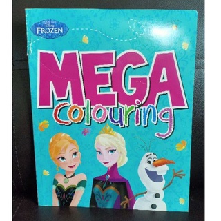 สมุดระบายสี ปกอ่อน Mega Colouring Disney Princess