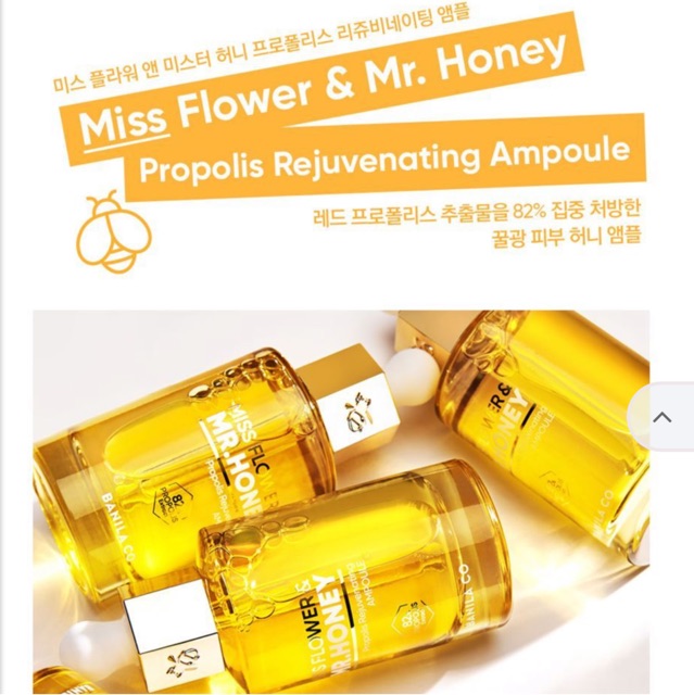 šäٻҾѺ Miss Flower & Mr.honey Propolis Rejuvenating Ampoule