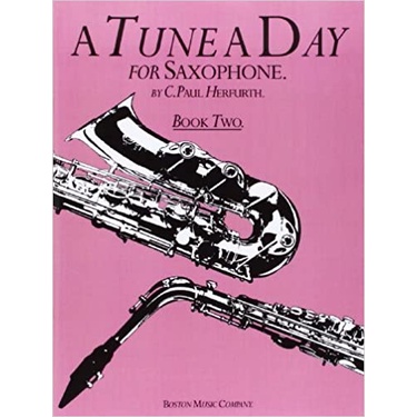 หนังสือเรียนดนตรี A Tune a Day for Saxophone Book Two