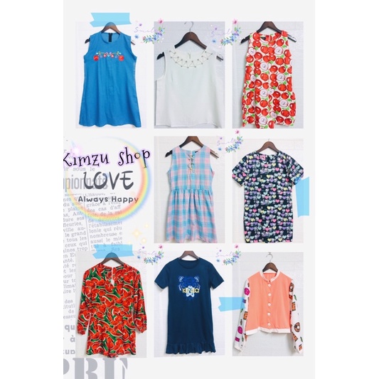 Live เฉพาะในไลฟ์สดเดรส&เสื้อแฟชั่นผู้หญิงราคาถูกมือ1ทุกตัว