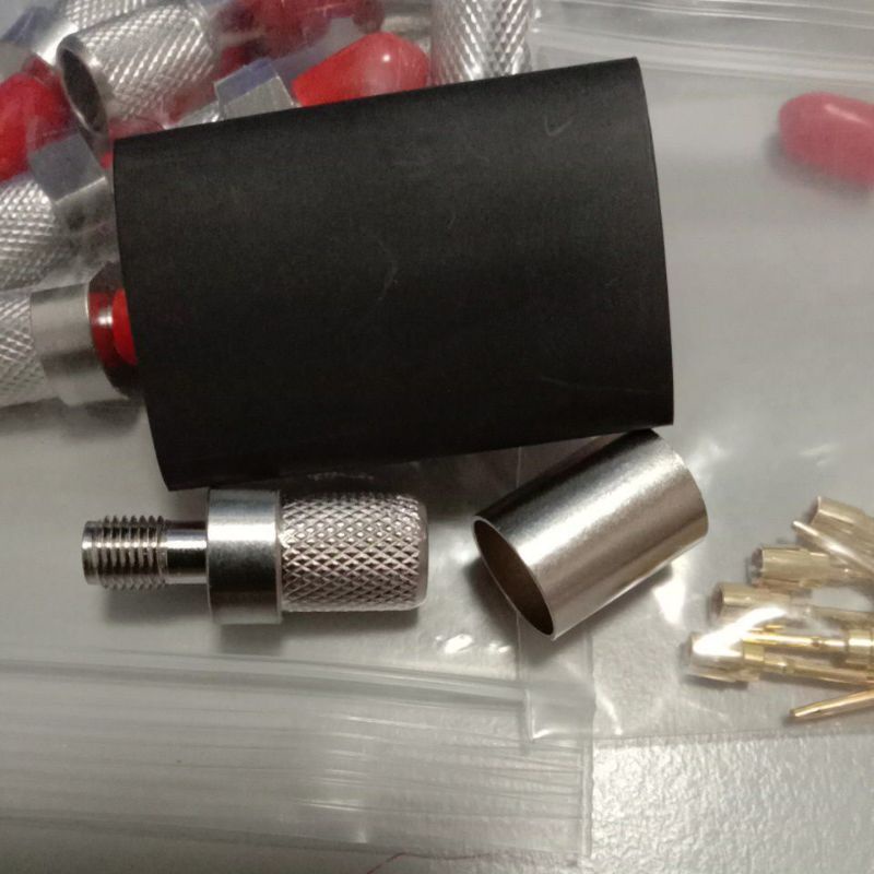 ขั้วต่อ Solderless SMA Male 1 ชิ้น สําหรับ LMR400 ไม่ต้องบัดกรี