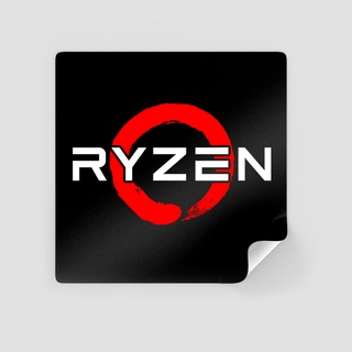 สติกเกอร์โลโก้ Amd Ryzen กันน้ํา สําหรับติดตกแต่ง