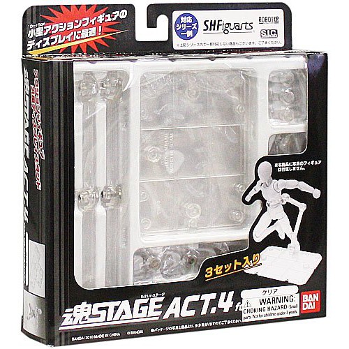 S.H Figuarts Stage Act 4 Humanoid Clear Stand [3ชุด/box]