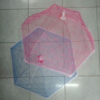 ฝาชี มุ้งครอบอาหาร​ มุ้งตาข่าย ฝาชีกันแมลง (คละ​สี)​